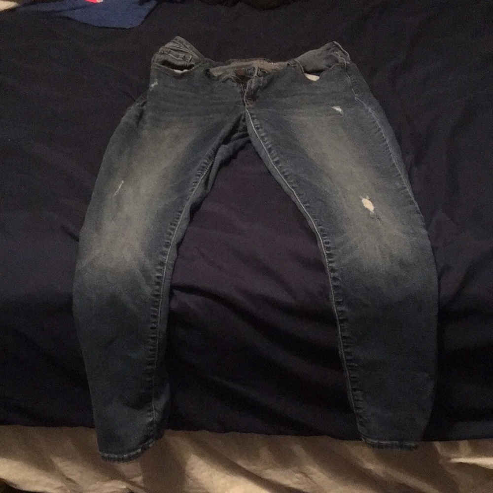 Old navy, rockstar ripped jeans